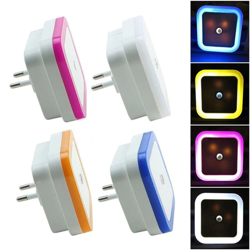 Wireless LED Night Light Sensor Lighting Mini EU US Plug Night Light Lamp for Children Room Bedroom Decoration Lights Lighting