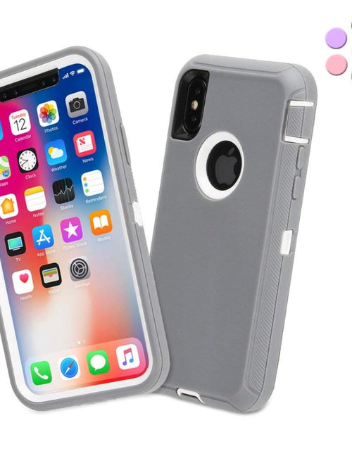 Load image into Gallery viewer, Iphone Xr  Case - {Shock Proof-Shatter Resistant - 3 Layer Rubber- Compatible for Iphone Xr} Color Grey
