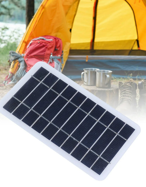 Load image into Gallery viewer, LAFGUR Solar Panel Charger,Solar Panel,2W 5V Polycrystalline Silicon Solar Panel Outdoor Solar Battery Charger Mobile Power Supply for Charging Mobile Phone
