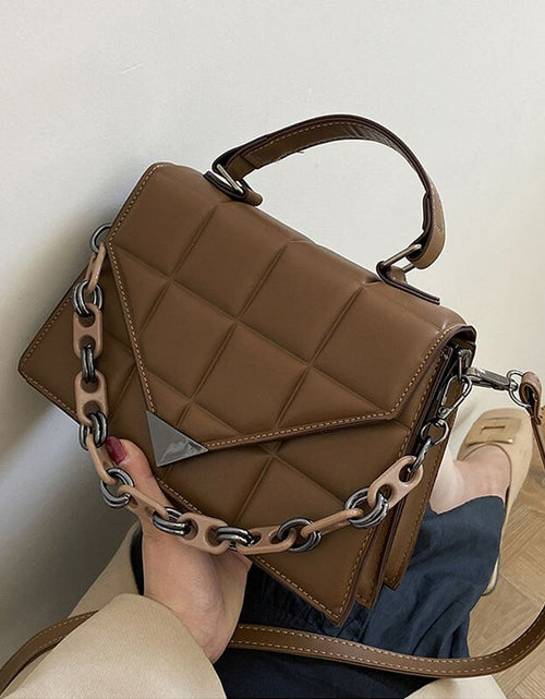 Load image into Gallery viewer, Luxury Designer Handbag Brand Women&#39;S Bag 2022 Trend Messenger Shoulder Bags Pu Leather Female Purses and Handbags for Women
