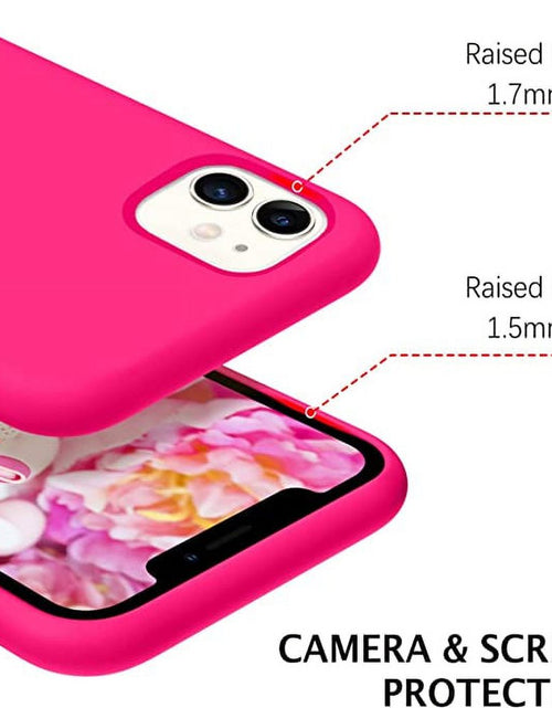 Load image into Gallery viewer, Designed for Iphone 11 Silicone Case, Protection Shockproof Dropproof Dustproof Anti-Scratch Phone Case Cover for Iphone 11, Hot Pink
