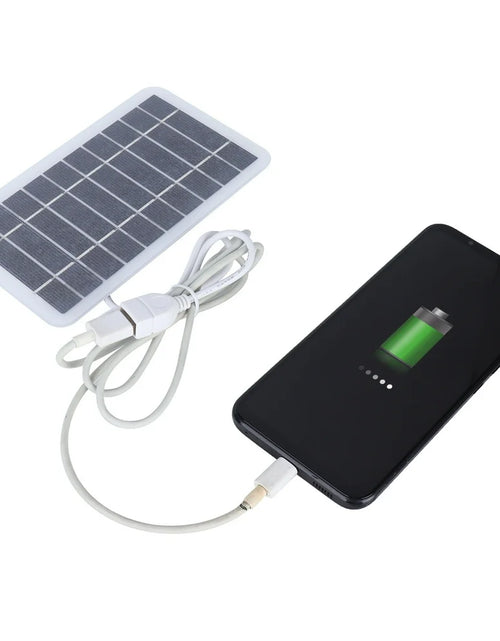 Load image into Gallery viewer, LAFGUR Solar Panel Charger,Solar Panel,2W 5V Polycrystalline Silicon Solar Panel Outdoor Solar Battery Charger Mobile Power Supply for Charging Mobile Phone
