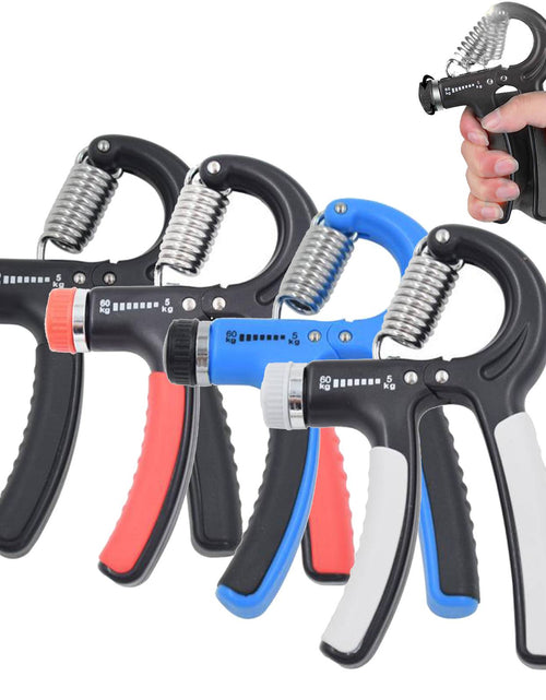 Load image into Gallery viewer, Hand Grip Strengthener Forearm Exerciser Adjustable Resistance Hand Gripper Finger Stretcher for Injury Recovery Muscle Builder
