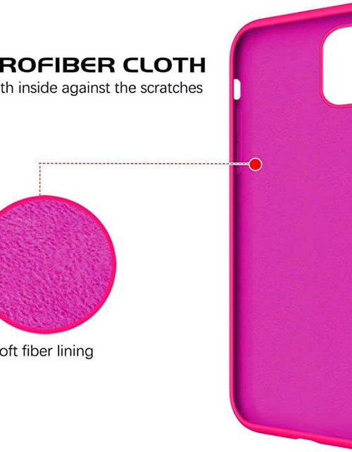 Load image into Gallery viewer, Designed for Iphone 11 Silicone Case, Protection Shockproof Dropproof Dustproof Anti-Scratch Phone Case Cover for Iphone 11, Hot Pink
