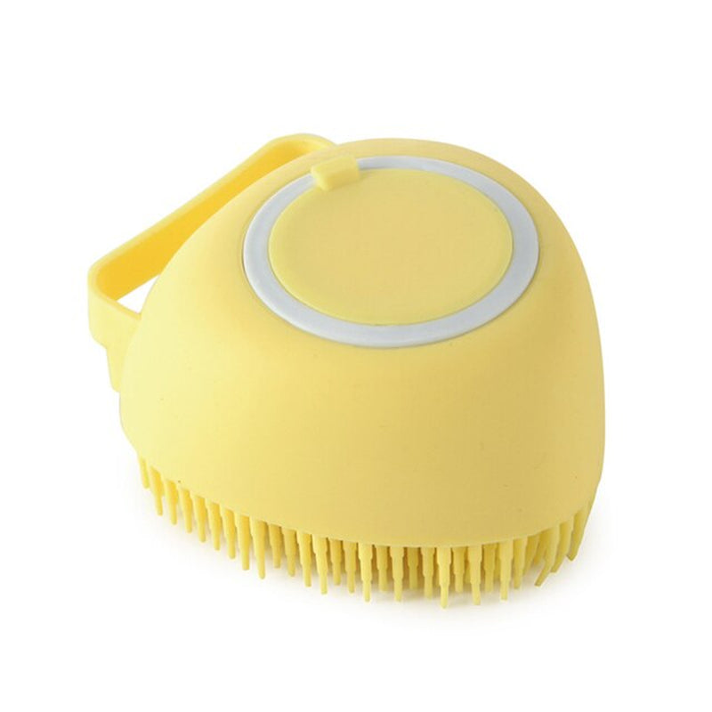 Pet Dog Shampoo Massager Brush Cat Massage Comb Grooming Scrubber Shower Brush for Bathing Short Hair Soft Silicone Brushes