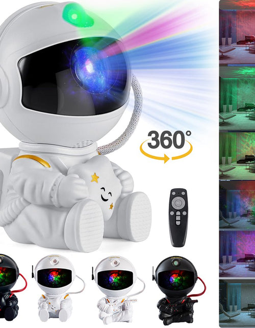 Load image into Gallery viewer, Astronaut Projector Night Light, Star Projector Galaxy Night Light, Astronaut Starry Nebula Ceiling LED Lamp with Timer and Remote, Gift for Kids Adults for Bedroom, Christmas, Birthdays, White
