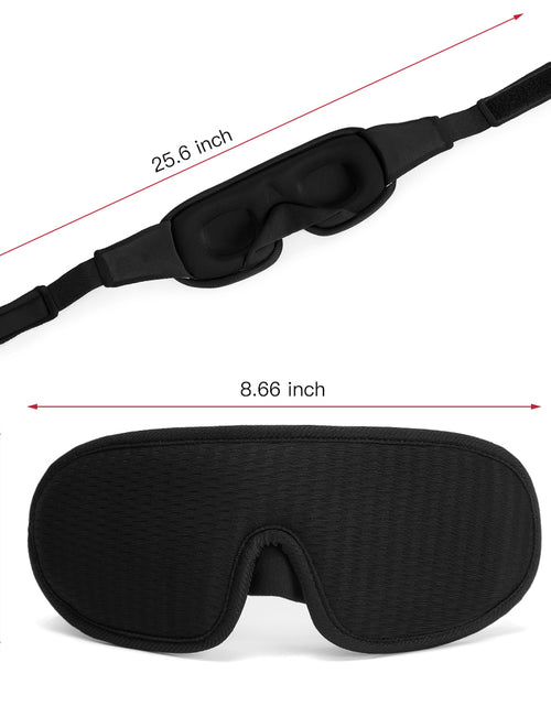 Load image into Gallery viewer, 3D Sleeping Mask Block Out Light Soft Padded Sleep Mask for Eyes Slaapmasker Eye Shade Blindfold Sleeping Aid Face Mask Eyepatch
