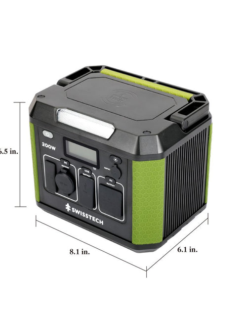 Load image into Gallery viewer, 200W Portable Power Station, 193Wh, Solar Generator for Camping and Travel Emergency
