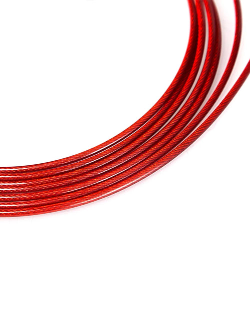 Load image into Gallery viewer, Replaceable Wire Cable Black,Red Rope for Speed Jump Ropes Skipping Rope
