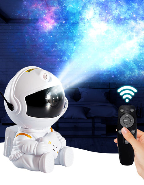 Load image into Gallery viewer, Astronaut Projector Night Light, Star Projector Galaxy Night Light, Astronaut Starry Nebula Ceiling LED Lamp with Timer and Remote, Gift for Kids Adults for Bedroom, Christmas, Birthdays, White
