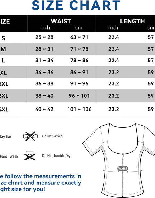 Load image into Gallery viewer, Sauna Suit for Women Weight Loss Suana Shirt for Women Sweat Suit Waist Trainer Vest Fitness Body Shaper Zipper
