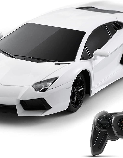 Load image into Gallery viewer, X Rastar Remote Control Car, 1:24 Scale Aventador Coupe Race Toy Car, RC Hobby Model Vehicle for Boys, Girls and Adults, White
